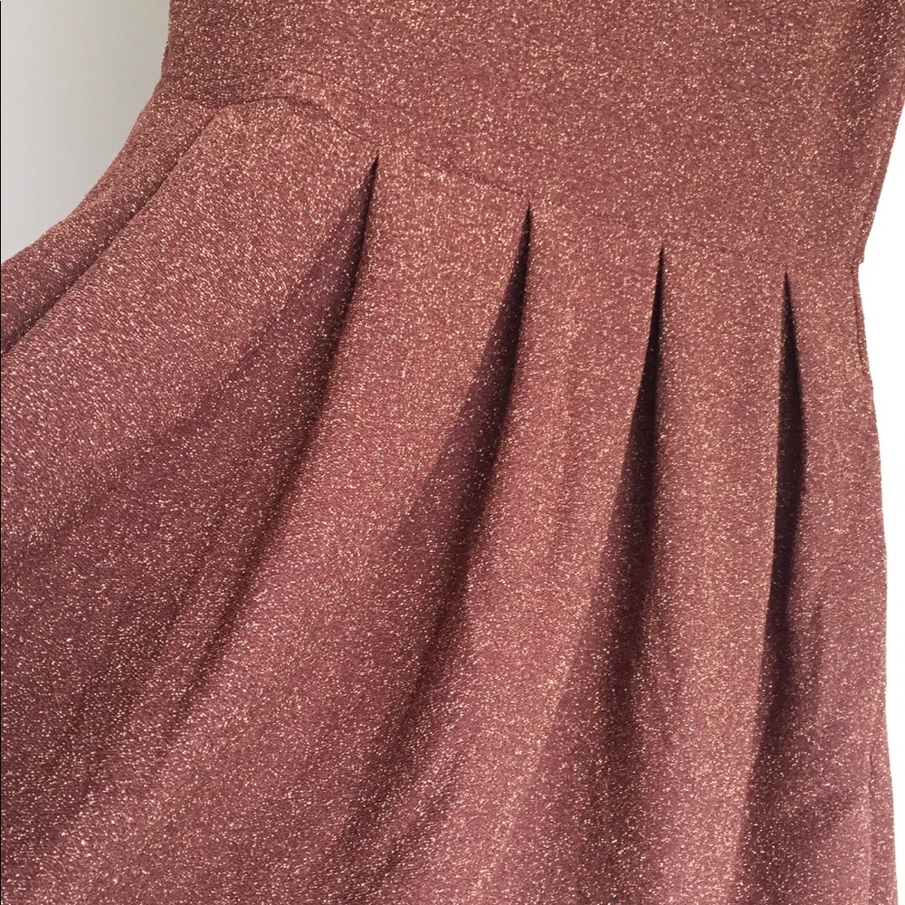 LuLaRoe Rose Gold Elegant Amelia Dress